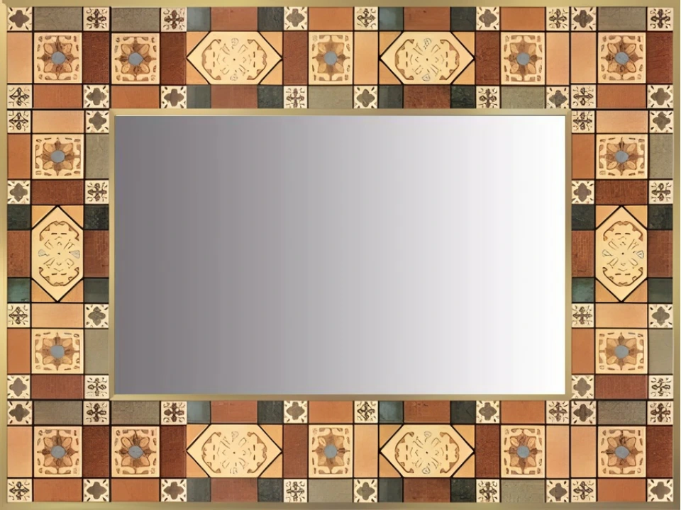 Oliva Mediterranean mirror frame.