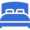 Gold bed icon.