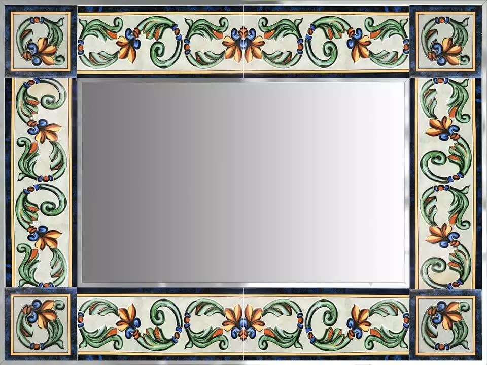 This vanishing mirror TV comes with a wide variety of frames.