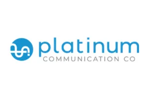 Platinum Communication Company logo.